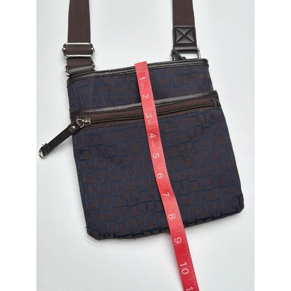 Tommy Hilfiger Crossbody Bag Navy Blue Monogram Small Shoulder‎ Purse
